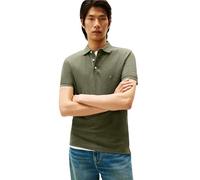 Tommy Hilfiger Herren Poloshirts Kurzarm in Slim Fit mit Stretch und Bio-Piqué-Baumwolle, Utility Olive Heather, Mittel