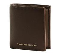 Tommy Hilfiger Herren Portemonnaie TH Premium Leather Trifold Klein , Braun (Dark Chestnut), Einheitsgröße