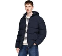 Tommy Hilfiger Herren Pufferjacke Down Hooded Puffer Jacket mit Kapuze, Blau (Desert Sky), XXL