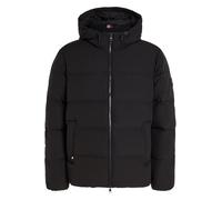 Tommy Hilfiger Herren Pufferjacke Down Hooded Puffer Jacket mit Kapuze, Schwarz (Black), 3XL