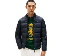 Tommy Hilfiger Herren Pufferjacke New Mid Weight mit Stehkragen, Blau (Desert Sky), M