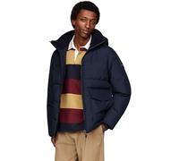Tommy Hilfiger Herren Pufferjacke Rockie Utility mit Kapuze, Blau (Desert Sky), S