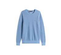 Tommy Hilfiger Herren Pullover Essential Structure Crew Neck Regular Fit, Blau (Brisk Blue), XXL