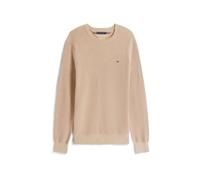 Tommy Hilfiger Herren Pullover aus Baumwolle, taupe, Gr. M