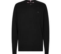 Tommy Hilfiger Pullover Herren Slim Fit V-Ausschnitt schwarz, L