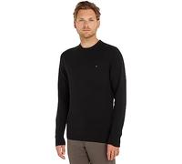 Tommy Hilfiger Herren Pullover Cashmere Crew Neck Strickpullover, Schwarz (Black), M