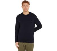 Tommy Hilfiger Herren Pullover Essential Cotton Crew Neck aus Baumwolle, Blau (Desert Sky), S