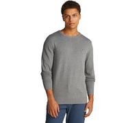 Tommy Hilfiger Herren Pullover Essential Cotton Crew Neck aus Baumwolle, Grau (Medium Grey Heather), 3XL