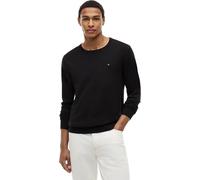 Tommy Hilfiger Herren Pullover Essential Cotton Crew Neck aus Baumwolle, Schwarz (Black), XXL
