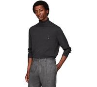 Tommy Hilfiger Herren Pullover Pima Cashmere Roll Neck mit Rollkragen, Grau (Dark Grey Heather), XXL