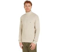 Tommy Hilfiger Herren Pullover Structure Roll Neck mit Rollkragen, Beige (Heathered Oatmilk), XXL