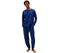 Tommy Hilfiger Herren Pyjama-Set Jersey Pj Set Cuffed Lang, Blau (Preppy Navy), XXL