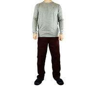 Tommy Hilfiger Herren Pyjama Set LS Pant Slipper Gr. XL Mehrfarbig UM0UM026850WM