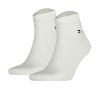 Tommy Hilfiger Quarter 2PPK Socks 342025001-300, Mens socks, white, 43-46 EU