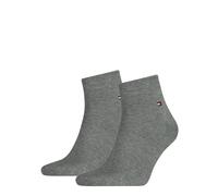 Tommy Hilfiger Quater Männlich Crew-Socken Grau 2 Paar(e)