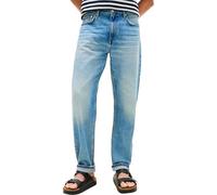 Tommy Hilfiger Herren Regular Tapered Harlem Taj Blue MW0MW42326 Tapered, Denim, 32W / 30L