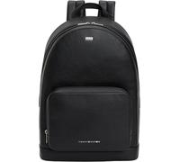 Tommy Hilfiger Herren Rucksack Central mit Außentasche, Schwarz (Black), Einheitsgröße