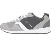 Tommy Hilfiger Herren Runner Icon Mix Fm0fm05679 Low-Top, Grau Universal Grau, 43 EU