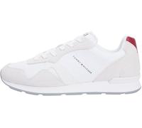 Tommy Hilfiger Herren Runner Sneaker Maxlite Mix zum Schnüren, Weiß (White), 44