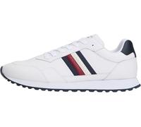 Tommy Hilfiger Herren Runner Sneaker New Eva Stripes Low Top, Weiß (White), 41