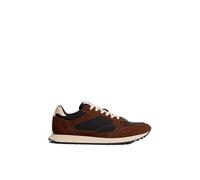 Tommy Hilfiger Herren Runner Sneaker New Runner Eva Mix aus Wildleder, Mehrfarbig (Black/Legacy Brown), 42