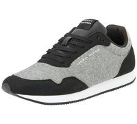 Tommy Hilfiger Herren Runner Sneaker Sportschuhe, Schwarz (Black), 46