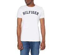 Tommy Hilfiger Herren Schlafanzugoberteil SS Tee Logo UM0UM00054, Gr. Small, Weiß (White 100)