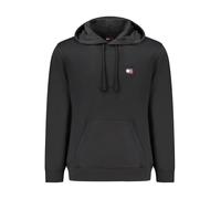 Tommy Jeans Regular Fit Hoodie aus reiner Baumwolle in Black, Größe S