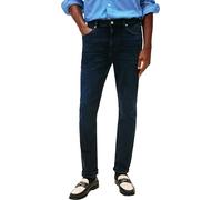 Slim-fit-Jeans TOMMY HILFIGER "BLEECKER Slim Fit", Herren, Gr. 36, Länge 30, calder blau schwarz, Denim/Jeans, Obermaterial: 92% Baumwolle, 6% Elastomultiester, 2% Elasthan, slim fit lang, Jeans Slim-