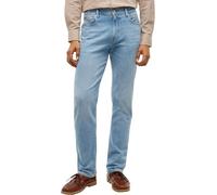 Straight-Jeans TOMMY HILFIGER "Denton Slim Straight Fit", Herren, Gr. 32, Länge 30, blau (rio blau), Denim/Jeans, Obermaterial: 99% Baumwolle, 1% Elasthan, straight fit lang, Jeans Straight-Jeans (723