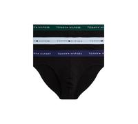 Tommy Hilfiger Herren Slip Hipster 3er Pack mit Band mit Logo, 0tq - Orn Grn Prp Nvy Ves Blau, XL
