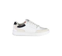 Tommy Hilfiger Herren Cupsole Sneaker Th Basket Core Rwb Schuhe, Weiß (White), 40