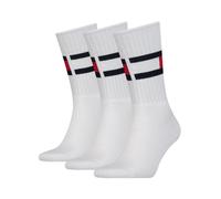 TOMMY HILFIGER Herren Socken, 3er Pack - Men's Sock Flag, ECOM Weiß 35-38
