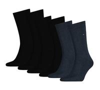 TOMMY HILFIGER Herren Socken, 6er Pack - Classic, Strümpfe, einfarbig 47-49 Schwarz