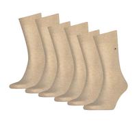 TOMMY HILFIGER Herren Socken, 6er Pack - Classic, Strümpfe, einfarbig Beige / 43-46 One size Beige