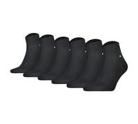 TOMMY HILFIGER Herren Socken, 6er Pack - Men's Quarter, ECOM 47-49 Schwarz