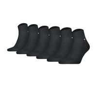 TOMMY HILFIGER Herren Socken, 6er Pack - Men's Quarter, ECOM Schwarz 43-46