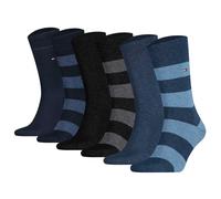 Tommy Hilfiger MEN RUGBY SOCK 6P ECOM 39-42 001 Blue Black Combo (907061) Mehrfarbig 39-42