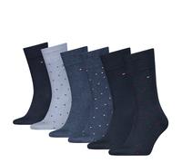 Tommy Hilfiger MEN SOCK 6P DOT ECOM 43-46 001 Blue Combo (907067) Mehrfarbig 43-46