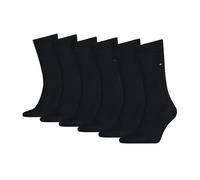 Socken TOMMY HILFIGER Gr. 47-49, schwarz (6 x schwarz) Herren Socken (25670435-47) 6 x schwarz