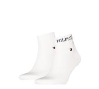 Tommy Hilfiger Legwear Tommy Hilfiger 2P Men Tab Quarter Socks Weiß Gr 43/46 Herren