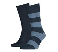 Tommy Hilfiger Herren Socken TH MEN RUGBY, 2er Pack, Gr. 43/46, Blau (jeans 356)