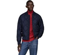 Tommy Hilfiger Herren Steppjacke Onion Quilted Bomber Übergangsjacke, Blau (Desert Sky), L