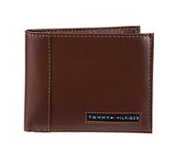 Tommy Hilfiger Herren Stockton Passcase Bifold Wallet Reisezubehör-Bi-Fold-Brieftasche, Braun/Braun, Einheitsgröße