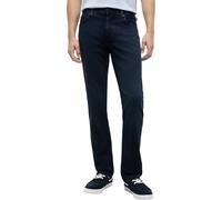 Straight-Jeans TOMMY HILFIGER "CORE DENTON" Gr. 30, Länge 32, blau (blau schwarz), Herren, Denim/Jeans, Obermaterial: 45% Baumwolle, 35% Viskose, 10% Lyocell, 8% Elastomultiester, 2% Elasthan, Jeans (