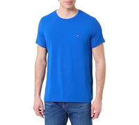 Tommy Hilfiger Herren Stretch Slim Fit Tee Mw0mw10800 S/S T-Shirt, Blue (Regal Blue), M