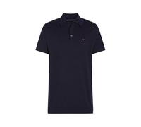 Poloshirt TOMMY HILFIGER "ESSENTIAL COTTON KNITTED", Herren, Gr. S, blau (desert sky), Strick, Obermaterial: 100% Baumwolle, Rippbündchen, Shirts (56529340-S) desert sky