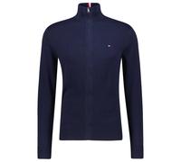 Tommy Hilfiger Herren Strickjacke mit Bio-Baumwolle Regular Fit, marine, Gr. M