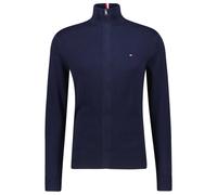Tommy Hilfiger Herren Strickjacke mit Bio-Baumwolle Regular Fit, marine, Gr. S
