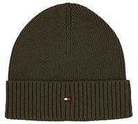 Tommy Hilfiger Herren Strickmütze Essential Flag Beanie mit Kaschmiranteil